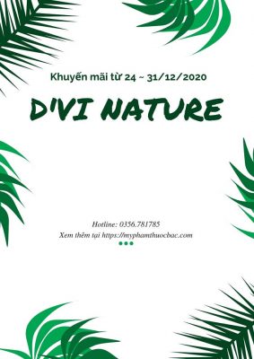 Những hình ảnh D'Vi nature giảm giá ngày 24 - 31/12/2020
