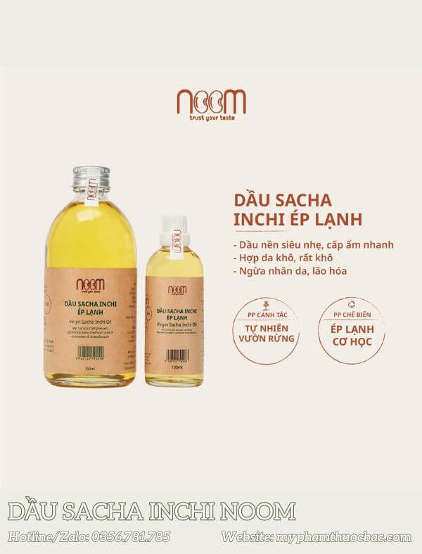 Dầu sacha inchi ép lạnh Noom