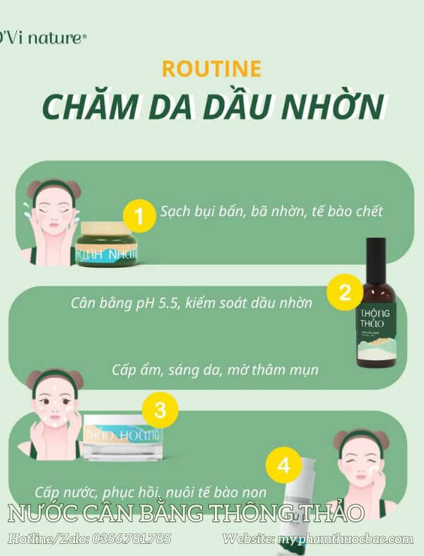 Nước cân bằng thông thảo DVi nature